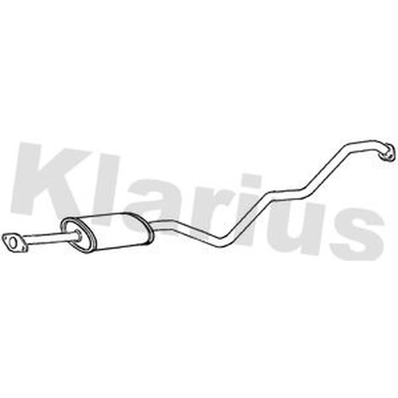 Klarius Box With Centre Pipe Centre fits Nissan Almera 2002-2006 1.5