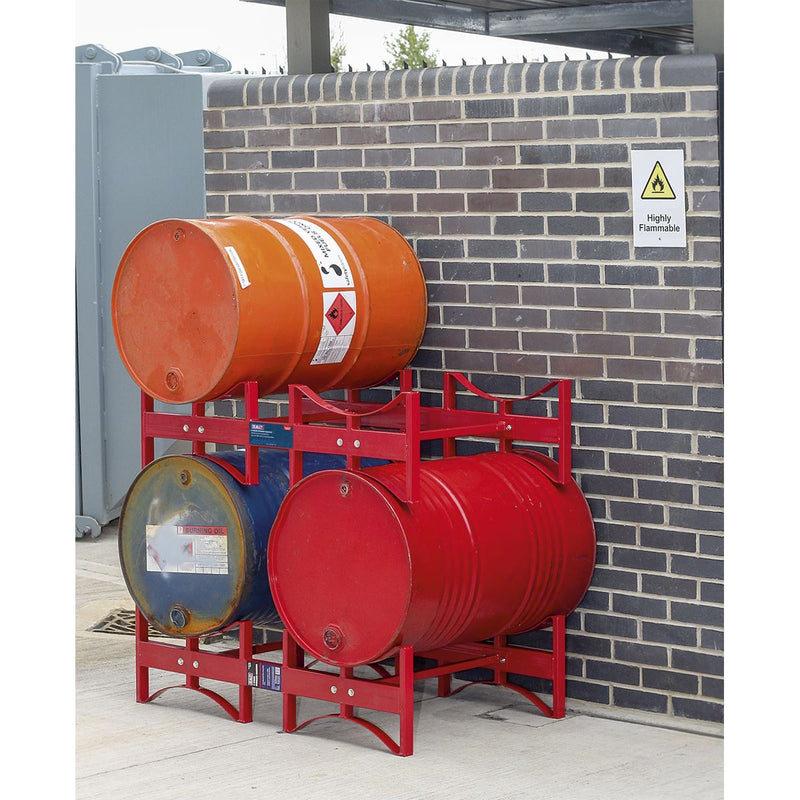 Sealey Storage Racking 2 Drum DRP34 Sealey - Dynamic Drive