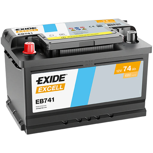 Exide Battery 12V 74Ah 680A EB741