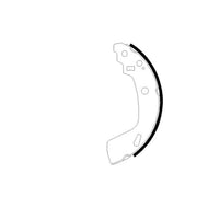 Mintex Brake Shoe Set Axle Kit fits Suzuki Swift III 2010-2017 1.2 1.3
