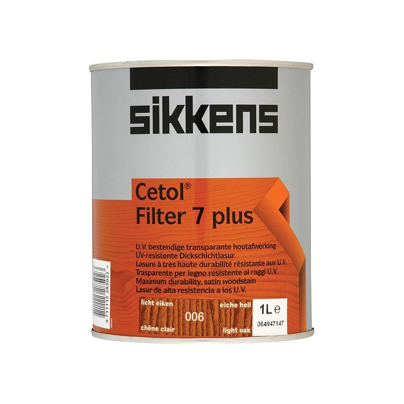 Sikkens Cetol Filter 7 Plus Translucent Woodstain Light Oak 1 litre Sikkens - NN4 Online