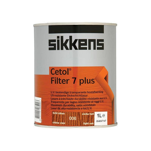 Sikkens Cetol Filter 7 Plus Translucent Woodstain Light Oak 1 litre Sikkens - NN4 Online