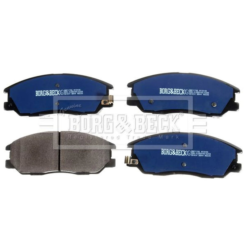 Borg & Beck Front & Rear Brake Discs & Pads fits Daewoo Rexton 2002 on 3.2