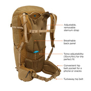 Thule AllTrail X 35L hiking backpack - Nutria Thule - Bars 4 Cars
