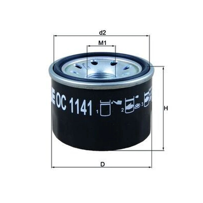 Mahle Engine Oil Filter fits BMW G 2016-2017