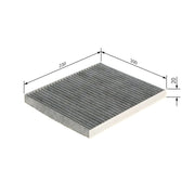 Bosch Cabin Air Filter (Pollen Filter) fits Alfa Romeo Giulietta 2010-2020
