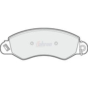 Fahren Front Brake Pad Set FBP3107