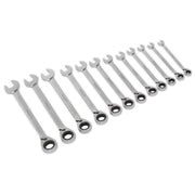 Seigen by Sealey Reversible Ratchet Combination Spanner Set 12pc Metric S0840 Seigen by Sealey  - Dynamic Drive