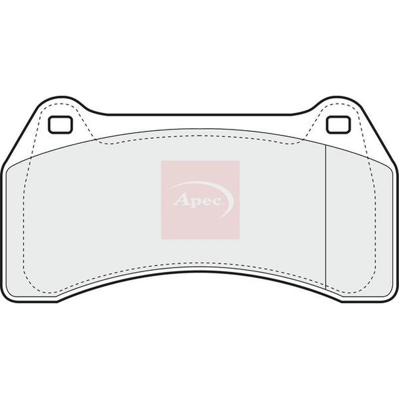 Apec Front Brake Pad Set fits Jaguar S-Type II 2001-2008 4.2