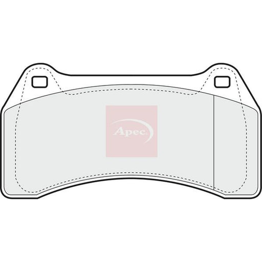 Apec Front Brake Pad Set fits Jaguar S-Type II 2001-2008 4.2