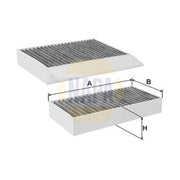 NAPA Cabin Air Filter (Pollen Filter) fits Mercedes-Benz Gl-Class 2012-2015