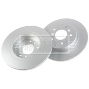 Borg & Beck Rear Brake Solid Discs & Pads fits Renault Captur II 2020 on