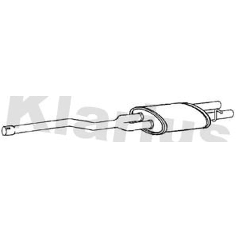 Klarius Box With Tail Pipe Rear fits Mini Mini 2006-2015