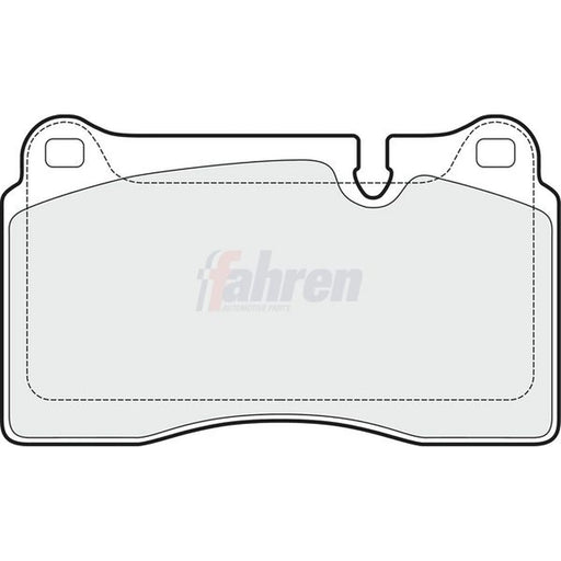Fahren Front Brake Discs & Pads fits Land Rover Range Rover Sport I 2005-2013