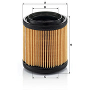 MANN-FILTER Engine Air Filter fits Porsche 928 1977-1995 4.5 4.7 5.0 5.4