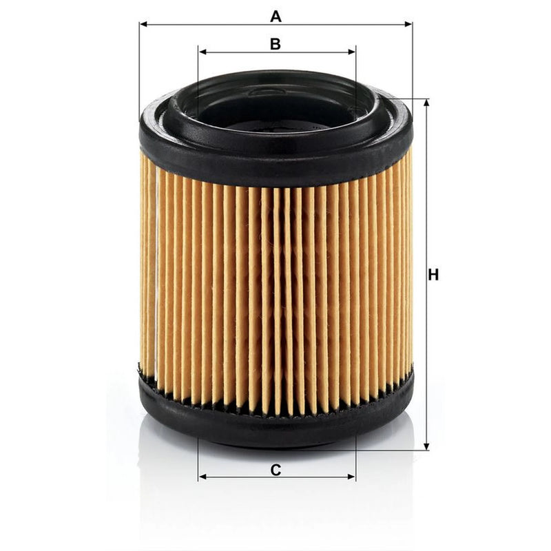 MANN-FILTER Engine Air Filter fits Porsche 928 1977-1995 4.5 4.7 5.0 5.4