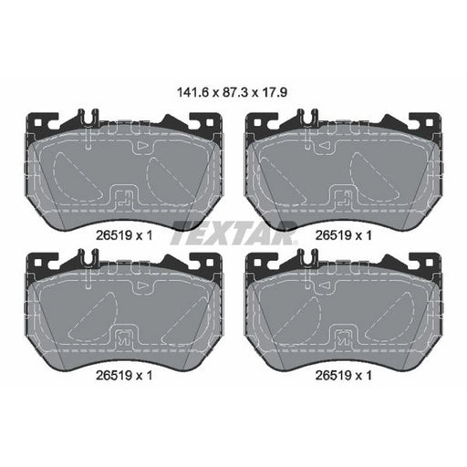Textar Front Brake Pad Set 2651901