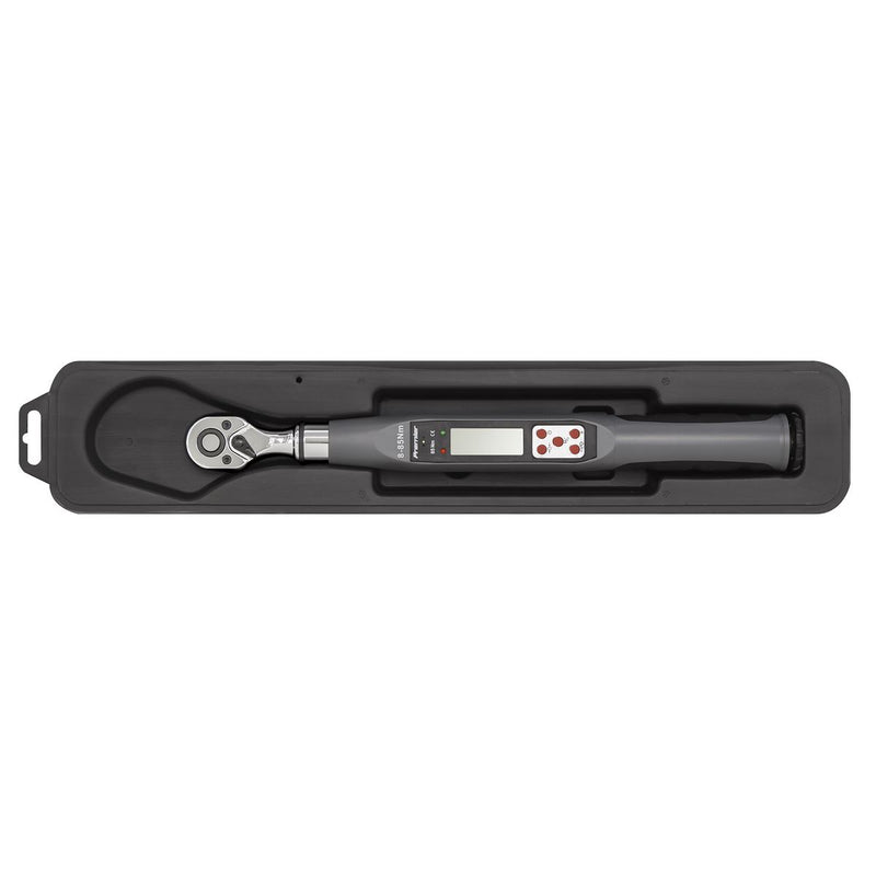 Sealey Torque Wrench Digital 3/8"Sq Drive 8-85Nm(5.9-62.7lb.ft) STW308 Sealey - Dynamic Drive