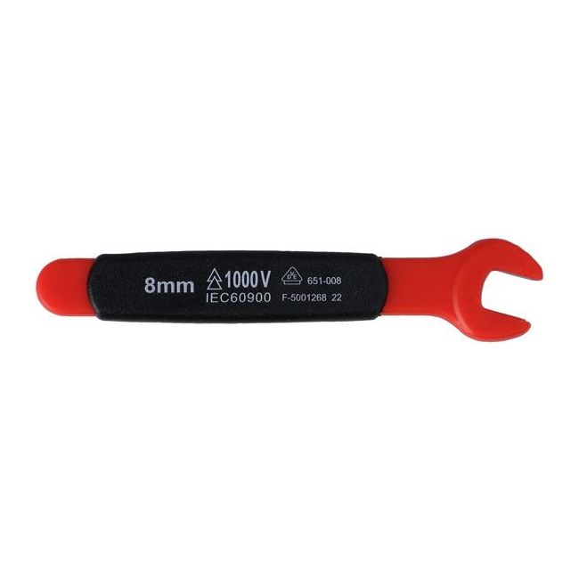 Laser Insulated Open Ended Spanner 8mm 8720 Laser - Dynamic Drive
