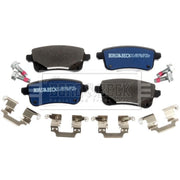 Borg & Beck Front & Rear Brake Discs & Pads fits Nissan Juke 2019 on 1.0 1.6