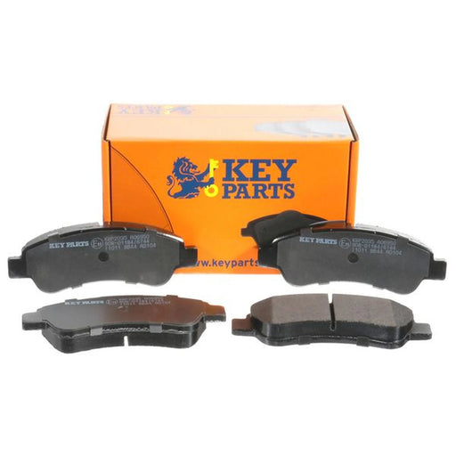 Key Parts 4 x Rear Brake Pad Set fits Citroën Relay III 2006-2020 2.2 3.0