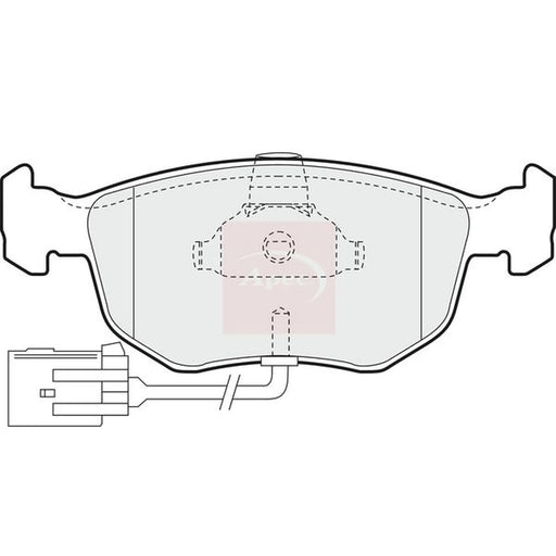 Apec Front Brake Pad Set PAD877