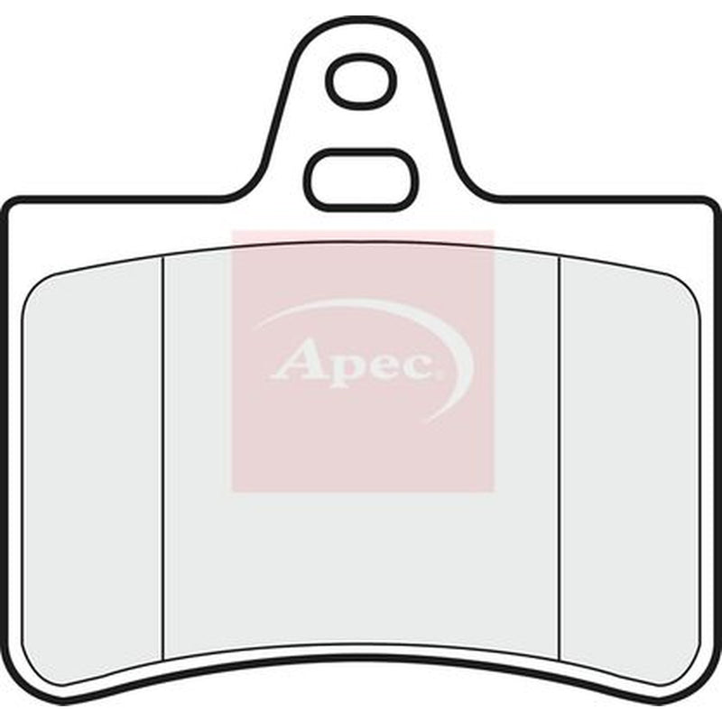 Apec Rear Brake Pad Set fits Citroën C5 I 2001-2004 1.8 2.0 2.2 3.0