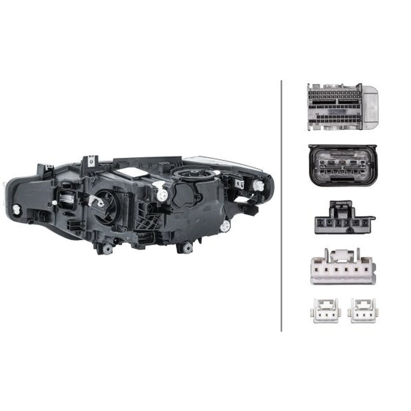 Hella Headlight Headlamp LED Right fits BMW 3 2011-2019