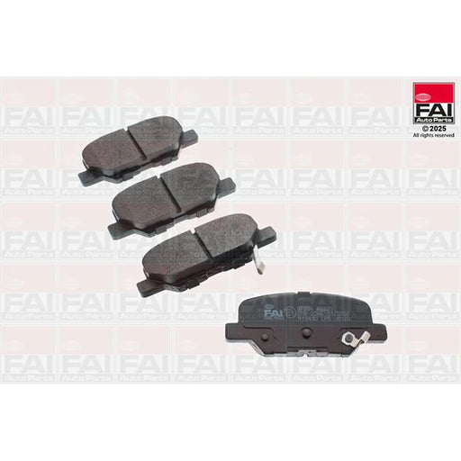 FAI Rear Brake Solid Discs & Pads fits Mazda 6 2012-2020 2.0 2.2 2.5