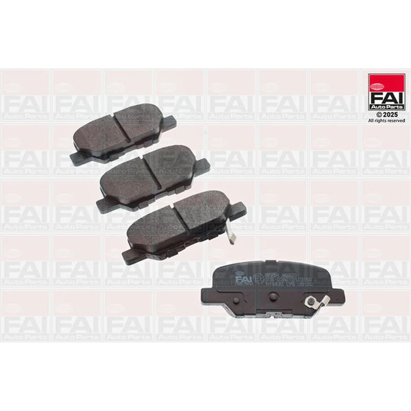 FAI Rear Brake Pad Set fits Citroën C4 Aircross 2012 on 1.6 1.8