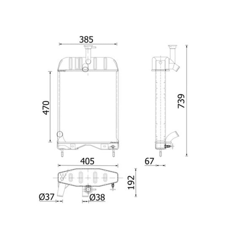 Mahle Engine Radiator