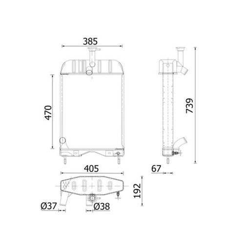 Mahle Engine Radiator