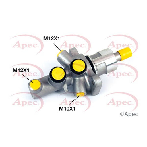 Apec Brake Master Cylinder Hydraulic Assembly fits BMW 5 1995-2004