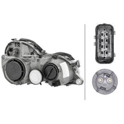 Hella Headlight Headlamp H7/H7 Left fits Mercedes-Benz Clk 1997-2002