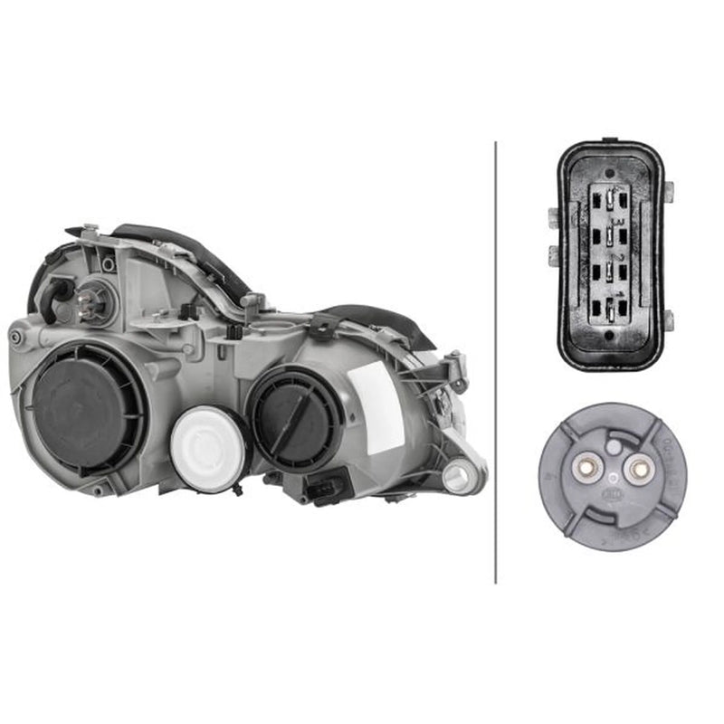 Hella Headlight Headlamp H7/H7 Left fits Mercedes-Benz Clk 1997-2002