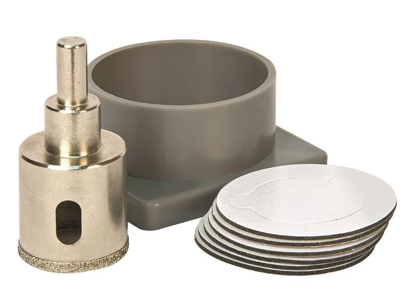 Vitrex Diamond Tile Drill Self Adhesive Kit System 35mm Vitrex - Dynamic Drive