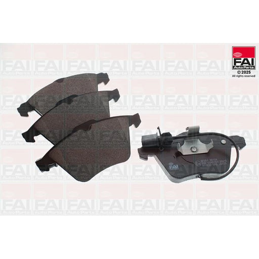 FAI Front Brake Pad Set fits Ford Focus II 2005-2012 2.5