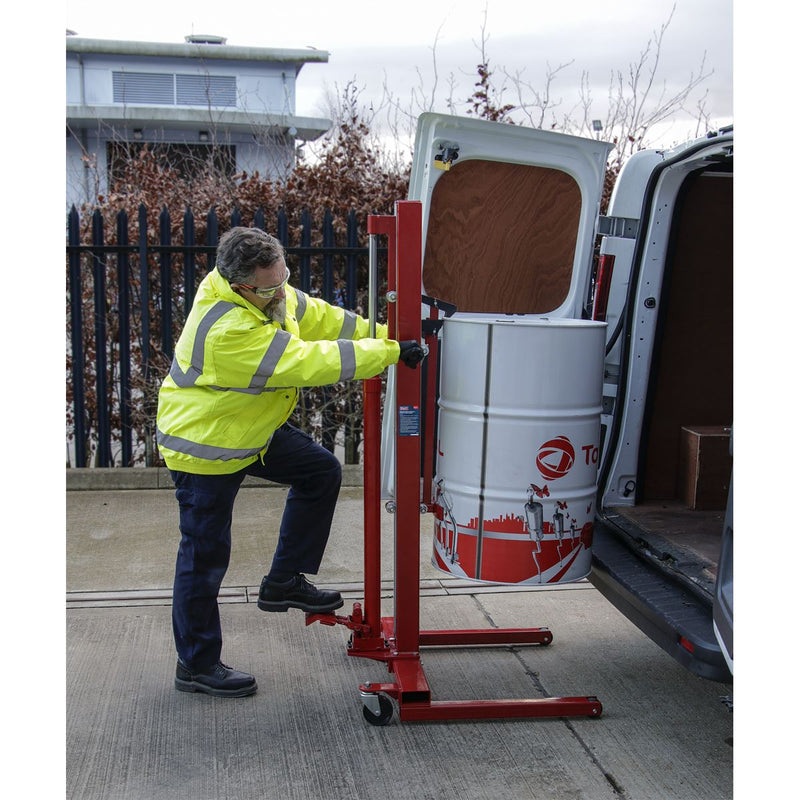 Sealey Hydraulic Drum Truck & Van Loader 205L DH03 Sealey - Dynamic Drive