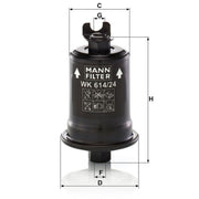MANN-FILTER Full Service Kit with Air, Oil, Fuel & Cabin Fil fits Toyota Harrier