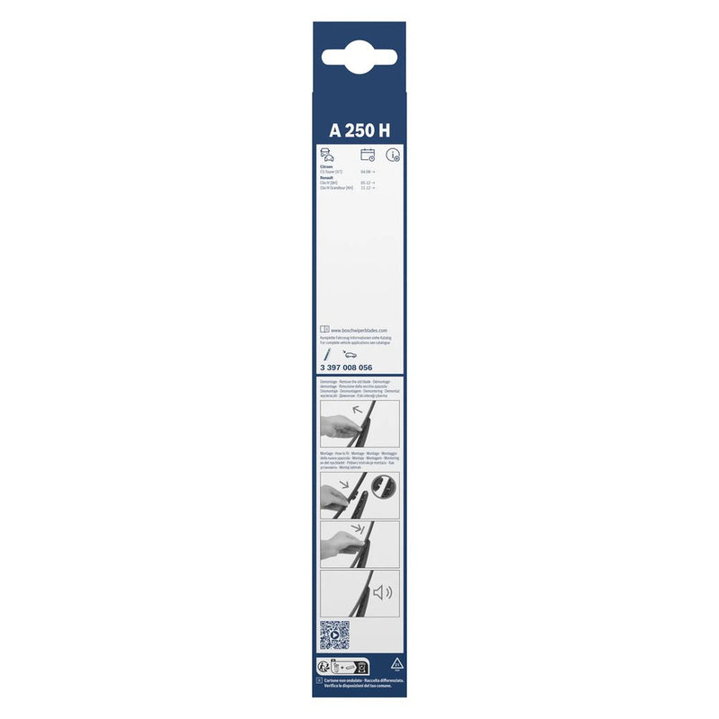 Bosch Aerotwin Wiper Blade 250mm — A250H fits Alpine A290 2024 on