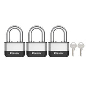 Master Lock Elite™ Laminated 45mm Padlock - 38mm Shackle (Pack of 3)