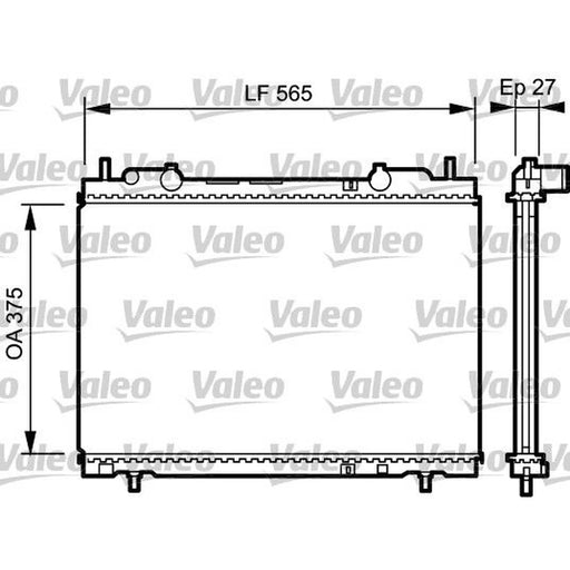 Valeo Engine Radiator 731973
