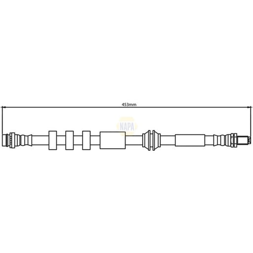NAPA Brake Hydraulic Hose Line Front NBH1237