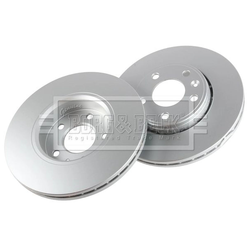 Borg & Beck 2 x Vented Front Brake Discs BBD4297-x2