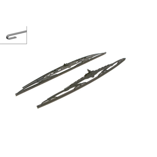 Bosch Twin Spoiler Wiper Blade Set 530mm + 530mm — 583S fits Audi A4 B5