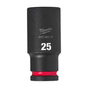 Milwaukee Hex Socket Shw 1/2 Deep 25Mm-1Pc 4932480343 Milwaukee - Dynamic Drive