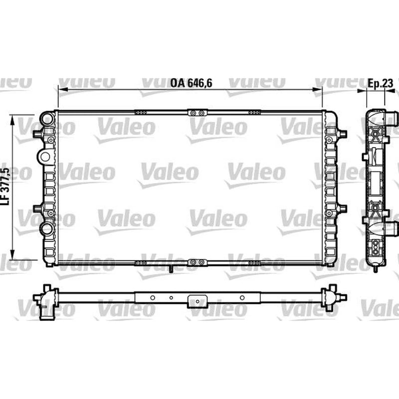 Valeo Engine Radiator 732698
