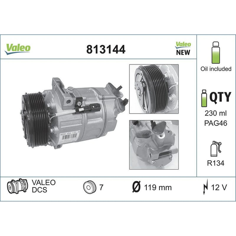 Valeo Air Conditioning Compressor 813144