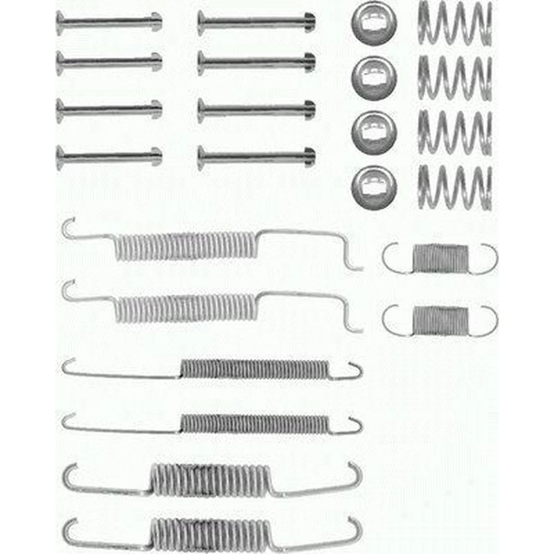 Mintex Brake Shoe Accessory Kit Rear fits Audi 100 C1 1968-1976 1.6 1.8