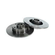 Bosch 2 x Solid Brake Discs fits Renault Grand Scénic III 2009-2016